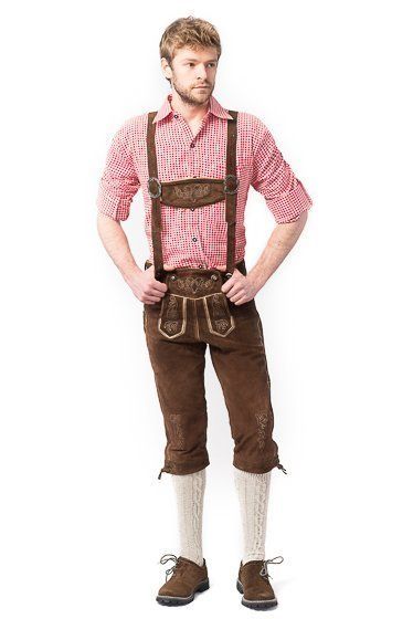 Afbeelding van Lederhose mt 50 Rudi original