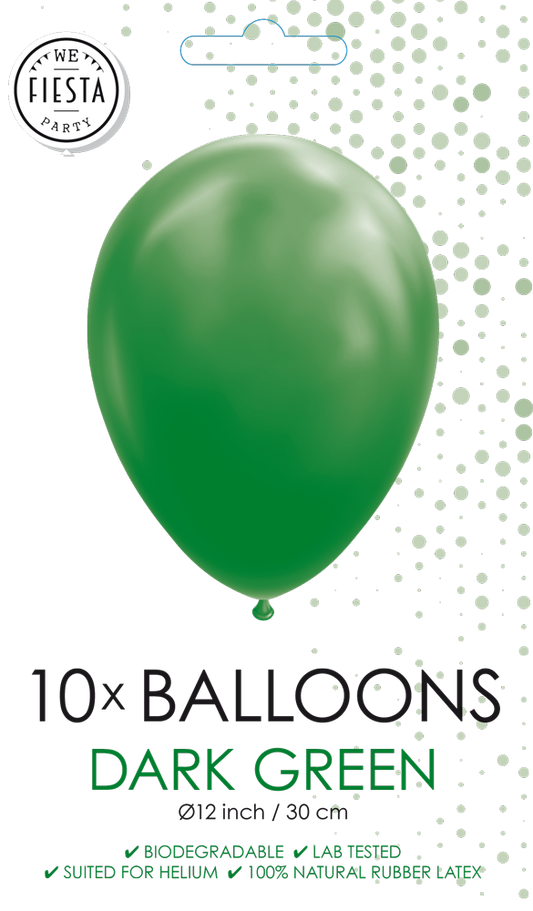 Afbeelding van Ballonnen d.groen 10 stuks