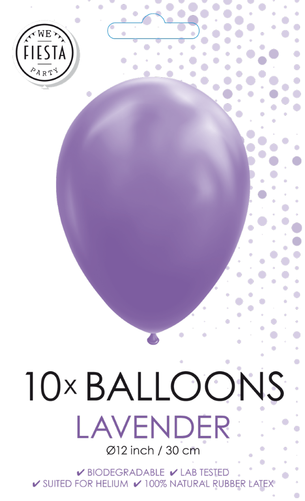 Afbeelding van Ballonnen lavendel 10 stuks