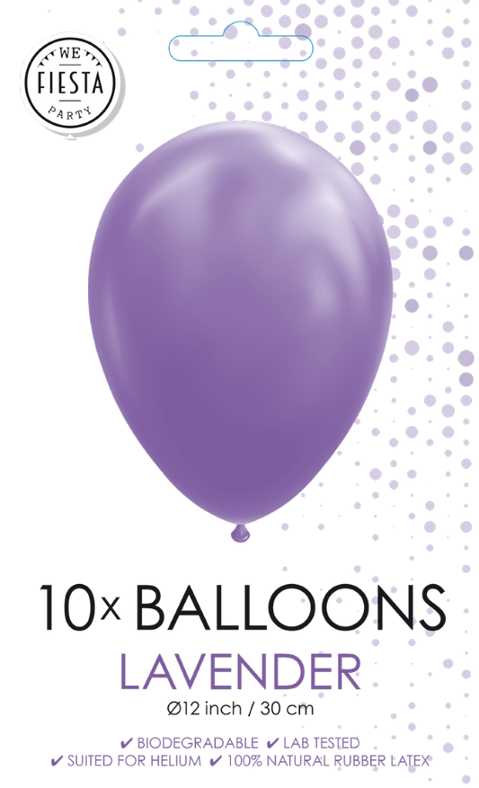 Afbeelding van Ballonnen lavendel 10 stuks