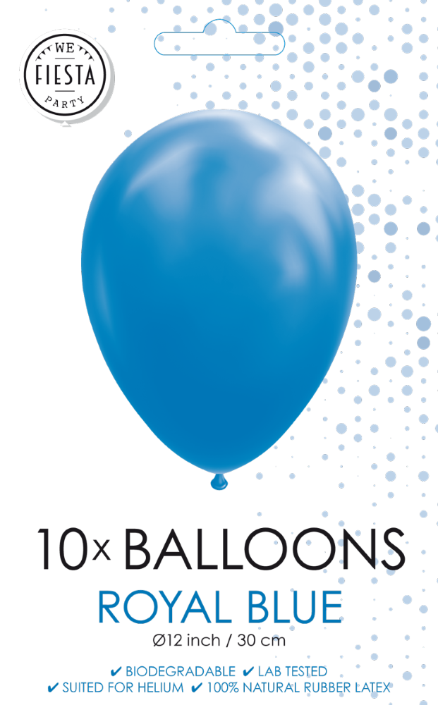 Afbeelding van Ballonnen royal blue 10 stk.