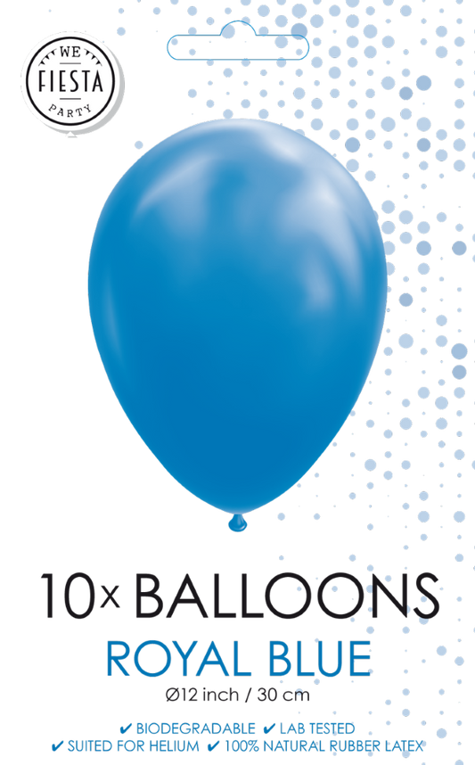 Afbeelding van Ballonnen royal blue 10 stk.