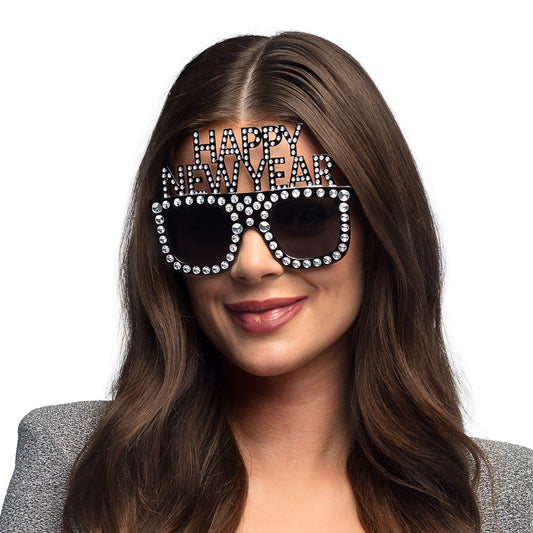 Afbeelding van Partybril Bling bling 'Happy New Year'