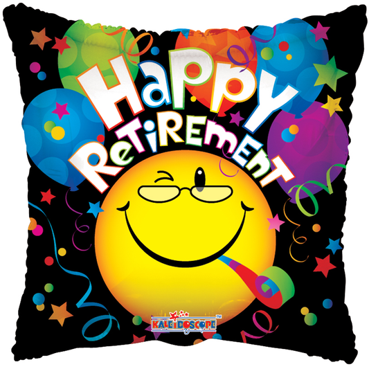 Afbeelding van Folie ballon "happy retirement" met helium