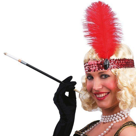 Afbeelding van Hoofband Flapper rood