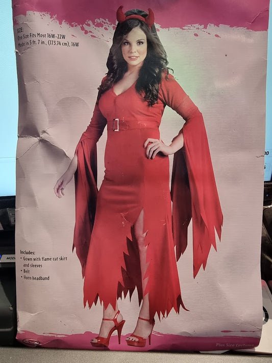 Afbeelding van Gothic Devil Plus size