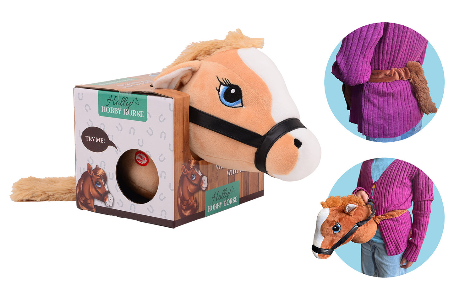Afbeelding van Paardenhoofd & staart licht & geluid