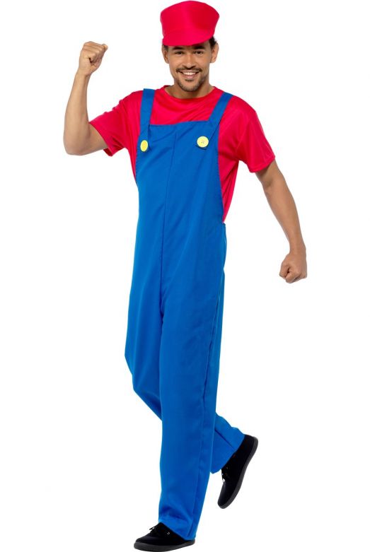 Afbeelding van Mario Brothers rood XL