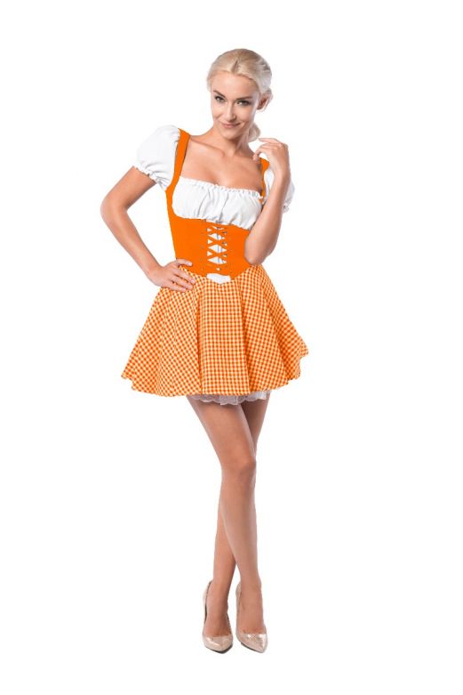 Afbeelding van Dirndl Eva Oranje L