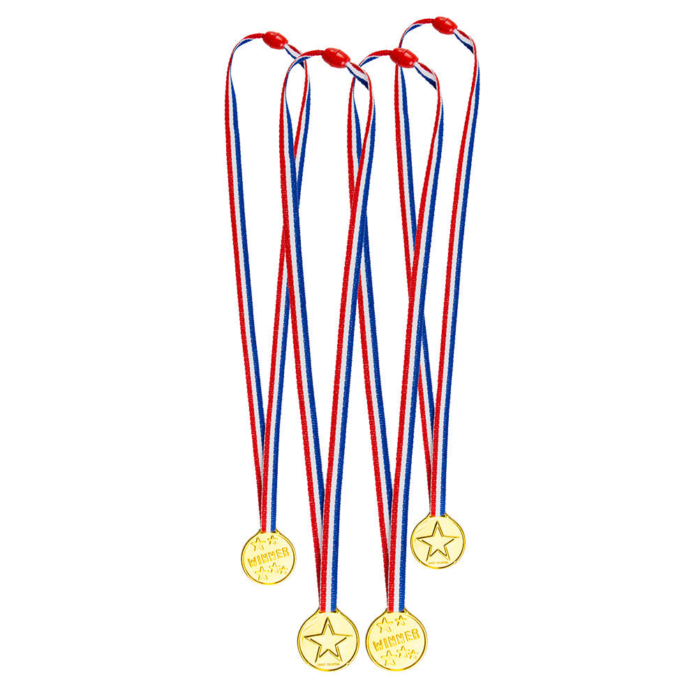 Afbeelding van Set 4 medailles (�� 3.5 cm)