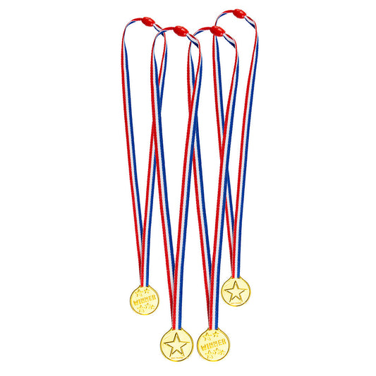 Afbeelding van Set 4 medailles (�� 3.5 cm)