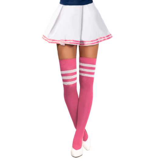 Afbeelding van Cheerleader Knee socks pkwht