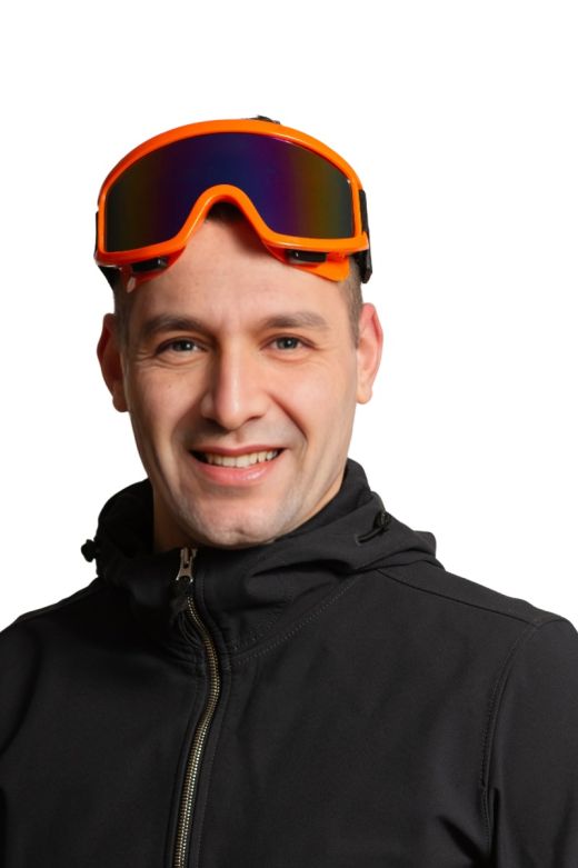 Afbeelding van Ski bril oranje