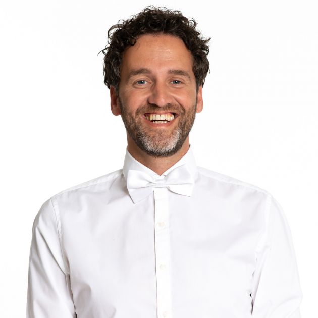 Afbeelding van Vlinderstrik wit