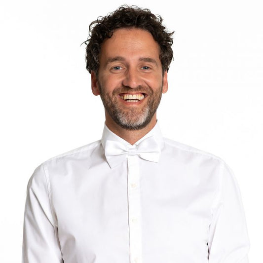 Afbeelding van Vlinderstrik wit