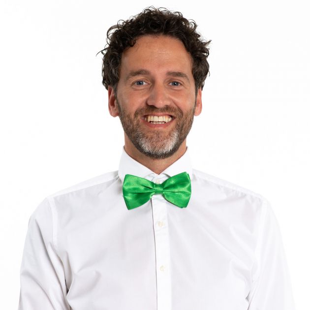 Afbeelding van Vlinderstrik groen