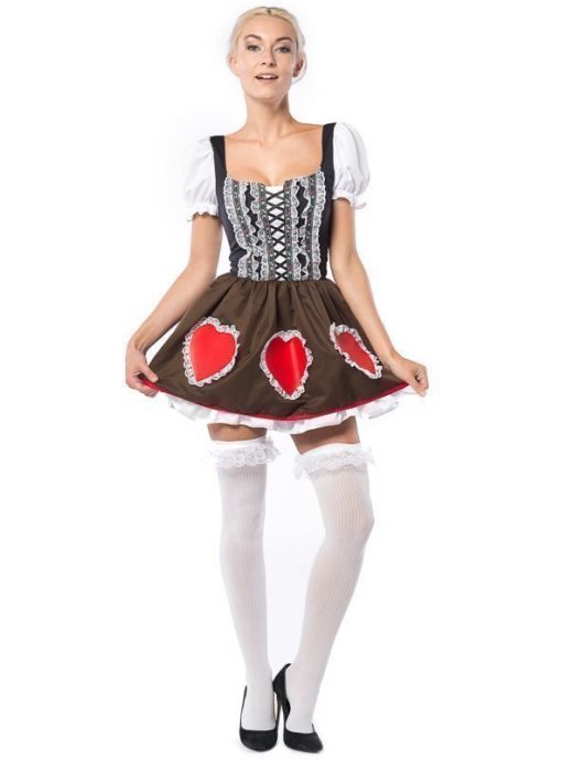 Afbeelding van Oktoberfest Dirndl Heidi "" L"