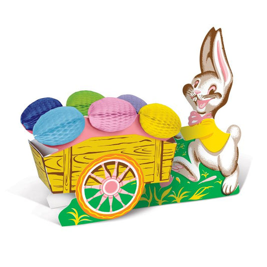 Afbeelding van Easter bunny with cart