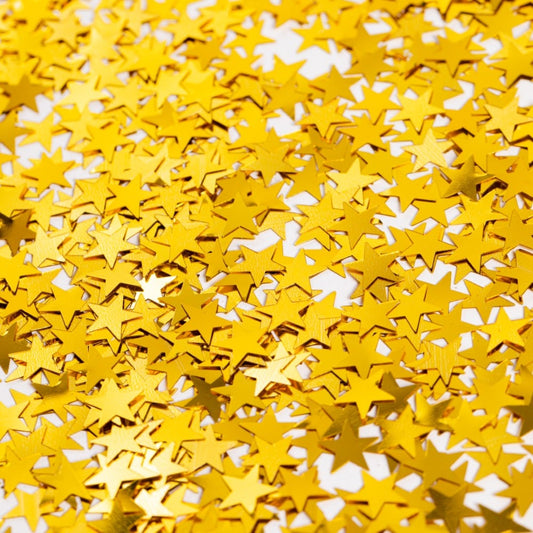 Afbeelding van Tafel confetti gouden sterretjes