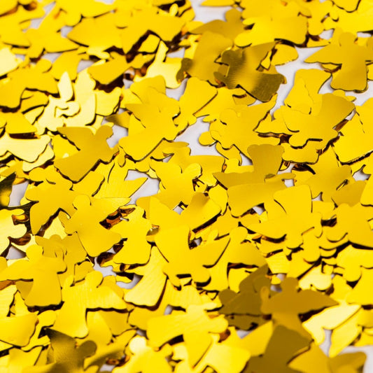 Afbeelding van Tafelconfetti gouden engeltjes