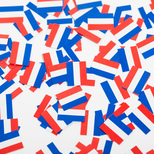 Afbeelding van Tafel confetti NL vlag