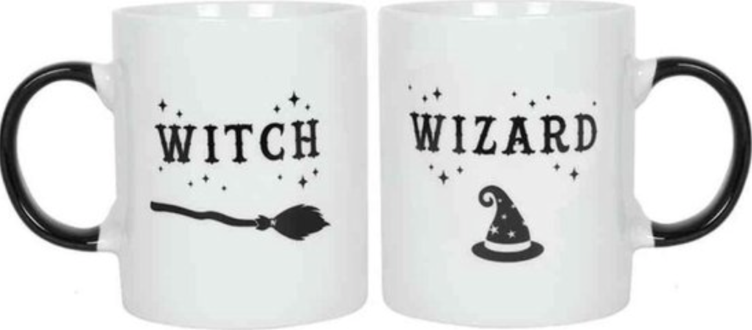 Afbeelding van Witch and Wizard mug set