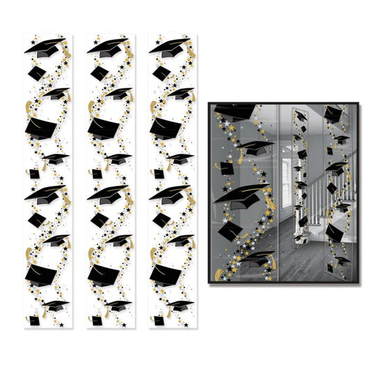 Afbeelding van Grad cap party panels