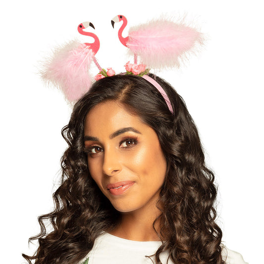 Afbeelding van Diadeem Flamingo's