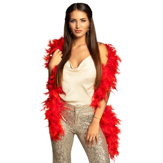 Afbeelding van Boa 50 g rood (180 cm)
