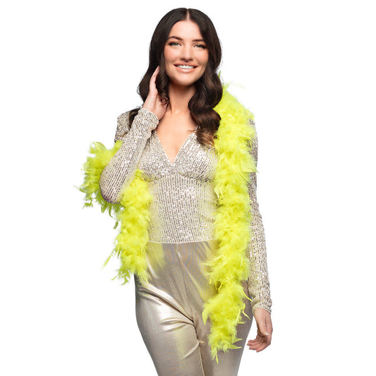 Afbeelding van Boa 50 g neongeel (180 cm)