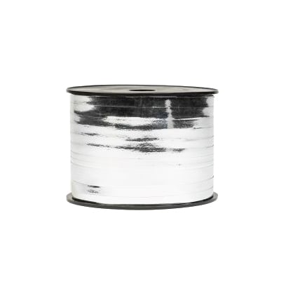 Afbeelding van Ballonnen lint 250m x 5mm zilver