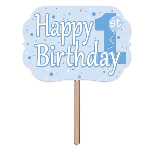 Afbeelding van Happy 1st Birthday yard sign