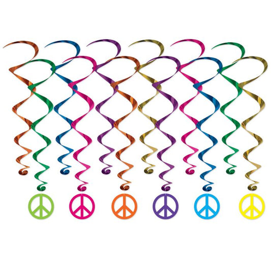 Afbeelding van Peace sign whirls