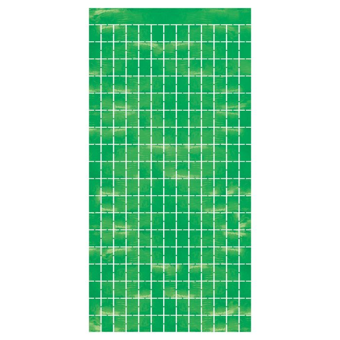 Afbeelding van Deurgordijn plates square groen