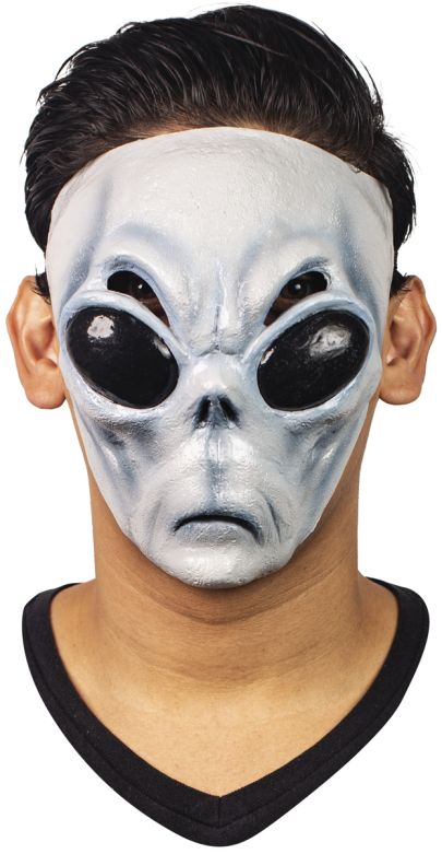 Afbeelding van Grey alien masker