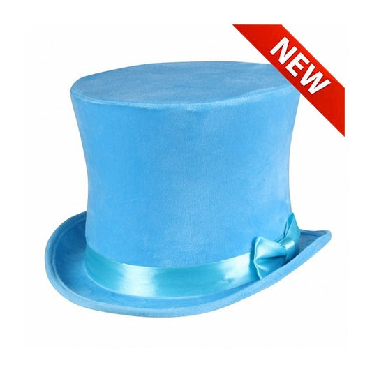 Afbeelding van Hoge Hoed Neon Blauw 58