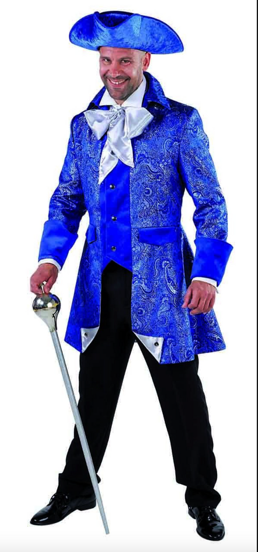 Afbeelding van Brocaat Jas Blauw S