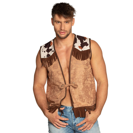 Afbeelding van Vest Western camel (LXL)