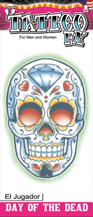 Afbeelding van Tattoo "el jugador"