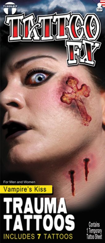 Afbeelding van Trauma Tattoo Vampire kiss