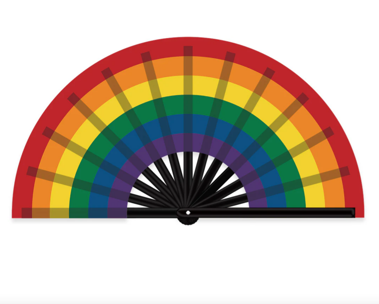 Afbeelding van Waaier Regenboog Fan Rainbow ca.60cm