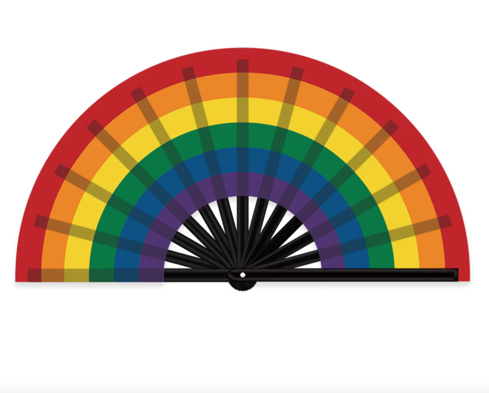 Afbeelding van Waaier Regenboog Fan Rainbow ca.60cm
