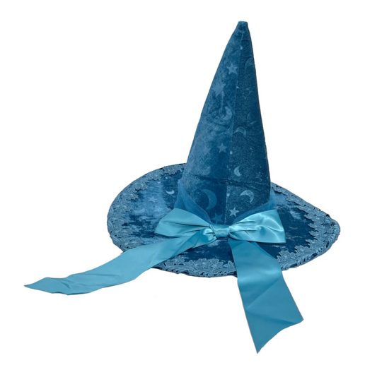 Afbeelding van Heksen hoed DLX turquoise