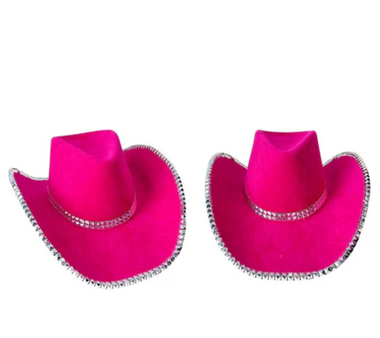 Afbeelding van Cowboy hoed roze