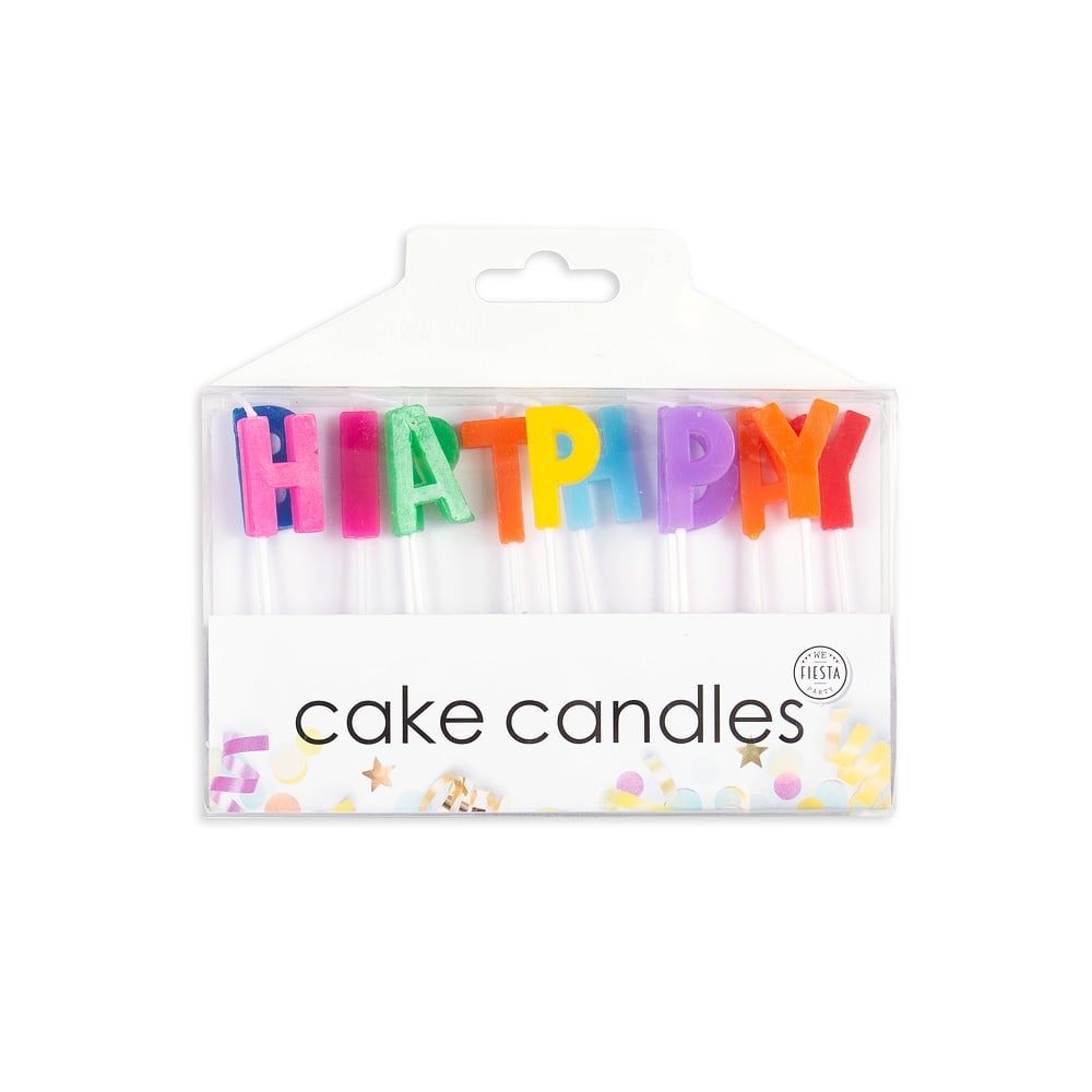 Afbeelding van Taartkaarsjes Happy Birthday (Categorie 1)