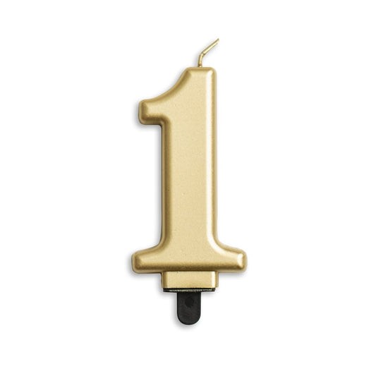 Afbeelding van Cijferkaars 1 goud