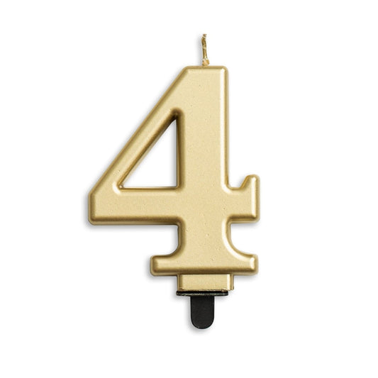 Afbeelding van Cijferkaars #4 gold