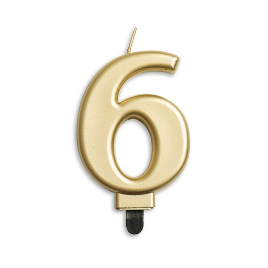 Afbeelding van Cijferkaars gold #6