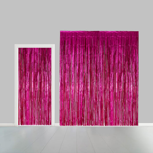 Afbeelding van Deurgordijn Hot Pink