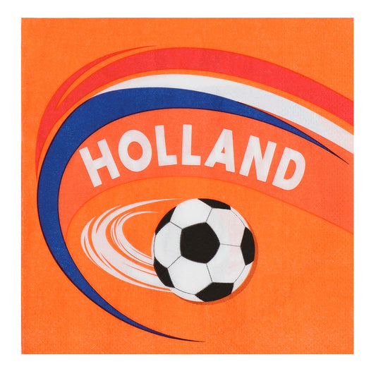 Afbeelding van Set 20 papieren servetten 'Holland' (33 x 33 cm)